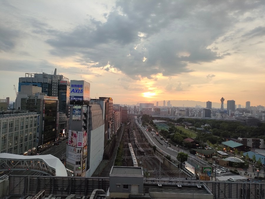 綺麗な夕焼けが見えます